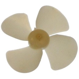 10 pcs - 2544 51mm White Four Blade Miniature Impeller