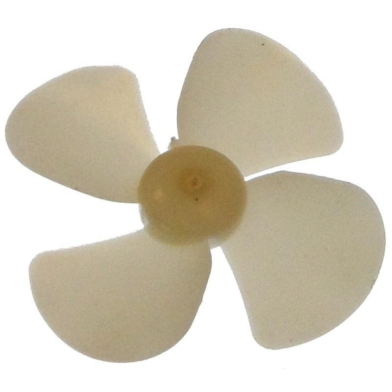 10 pcs - 2544 51mm White Four Blade Miniature Impeller