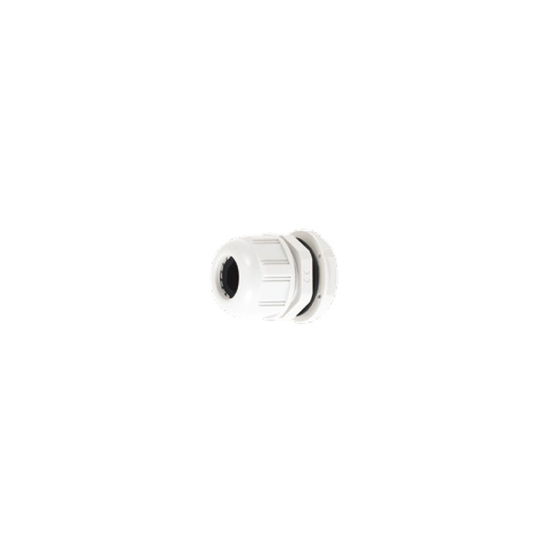 1 pcs - Molex 93600 Series Light Grey Nylon Cable Gland, PG13.5 Thread, 6mm Min, 11mm Max, IP68