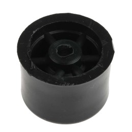 20 pcs - RS PRO Black PVC Bumper Door Stop, 25mm Diameter