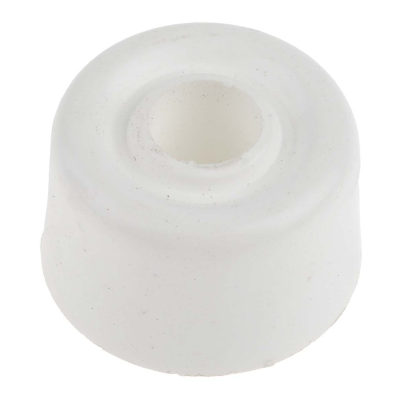 20 pcs - RS PRO White PVC Bumper Door Stop, 32mm Diameter
