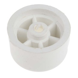 20 pcs - RS PRO White PVC Bumper Door Stop, 32mm Diameter