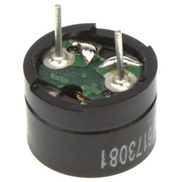 10 pcs - RS PRO 80dB Through Hole External Magnetic Buzzer Component, 12 x 8.5mm, 1V ac Min, 3V ac Max