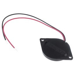 50 pcs - RS PRO 88dB Panel Mount Continuous External Piezo Buzzer, 34 x 24 x 4mm, 30V ac Max