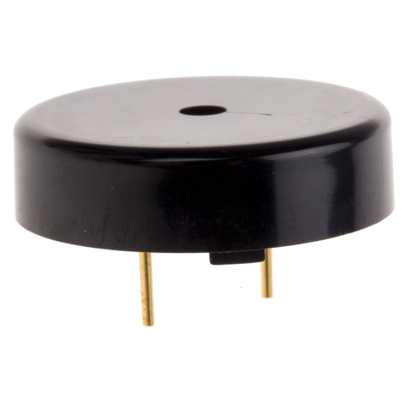 50 pcs - KPEG112 Kingstate 92dB Through Hole Continuous External Piezo Buzzer, 24 (Dia.) x 7.3mm, 30V ac Max