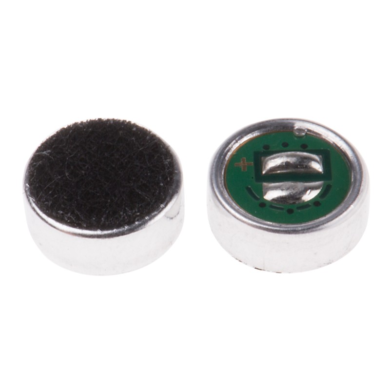 20 pcs - RS PRO Omni-Directional, Surface Mount 6mm Microphone Condenser -40dB