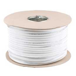 1 Reel of 100 M - RS PRO 3 Core Power Cable, 1.5 mm², 100m, White PVC Sheath, 3183Y, 16 A, 300 V, 500 V