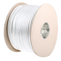1 Reel of 100 M - RS PRO 3 Core Power Cable, 1.5 mm², 100m, White PVC Sheath, 3183Y, 16 A, 300 V, 500 V