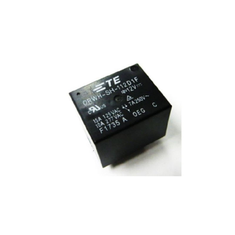 10 pcs - 1-1721150-0 TE Connectivity PCB Mount Non-Latching Relay, 277V ac Coil, 10A Switching Current, SPDT, SPST