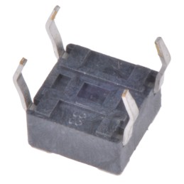 1 pcs - White Tactile Switch, SPST 50 mA @ 12 V dc 0.9mm Through Hole