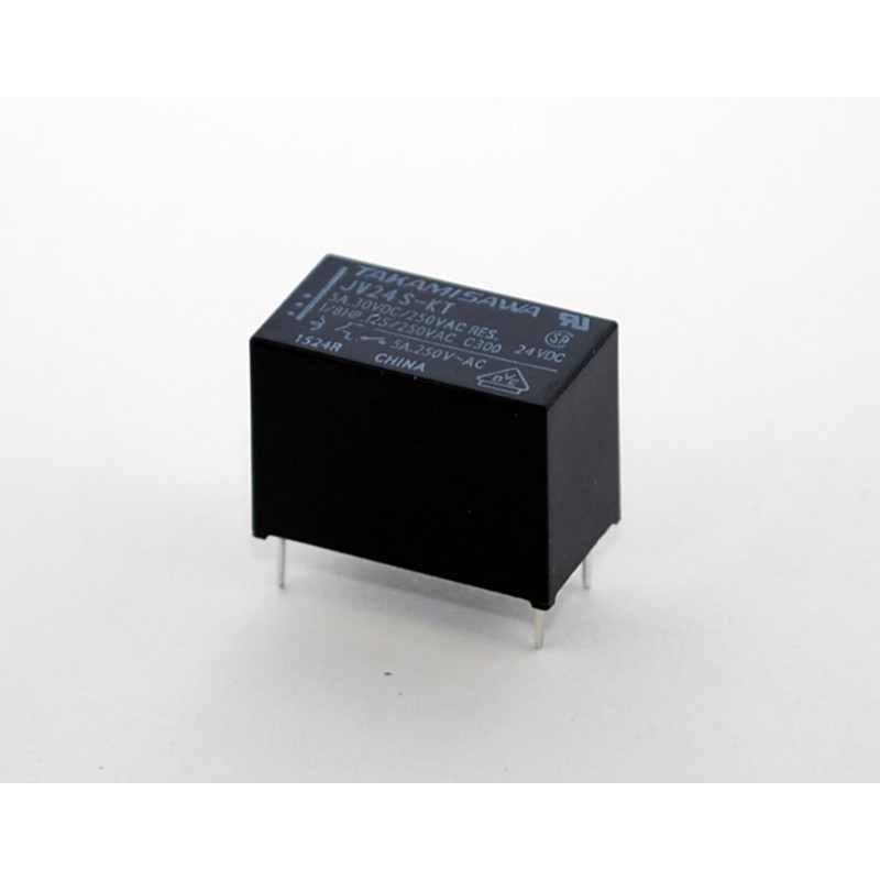 10 pcs - JV-9S-KT Fujitsu PCB Mount Power Relay, 9V dc Coil, 5A Switching Current, SPST