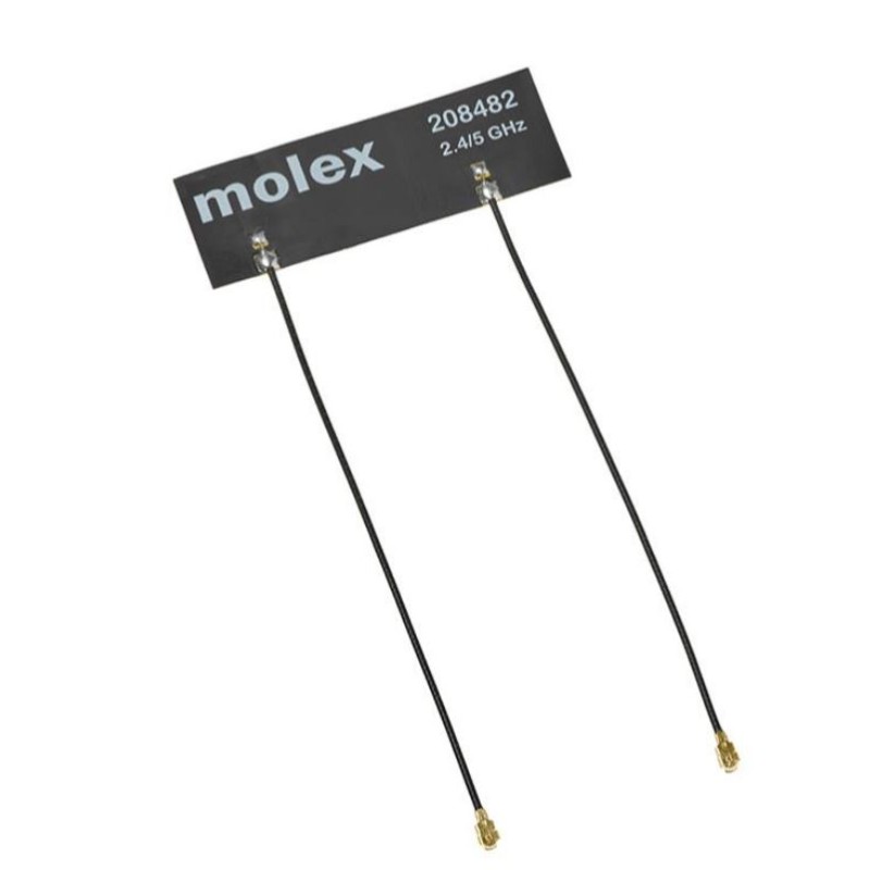 2 pcs - Molex 208482-0200 Square WiFi Antenna, WiFi