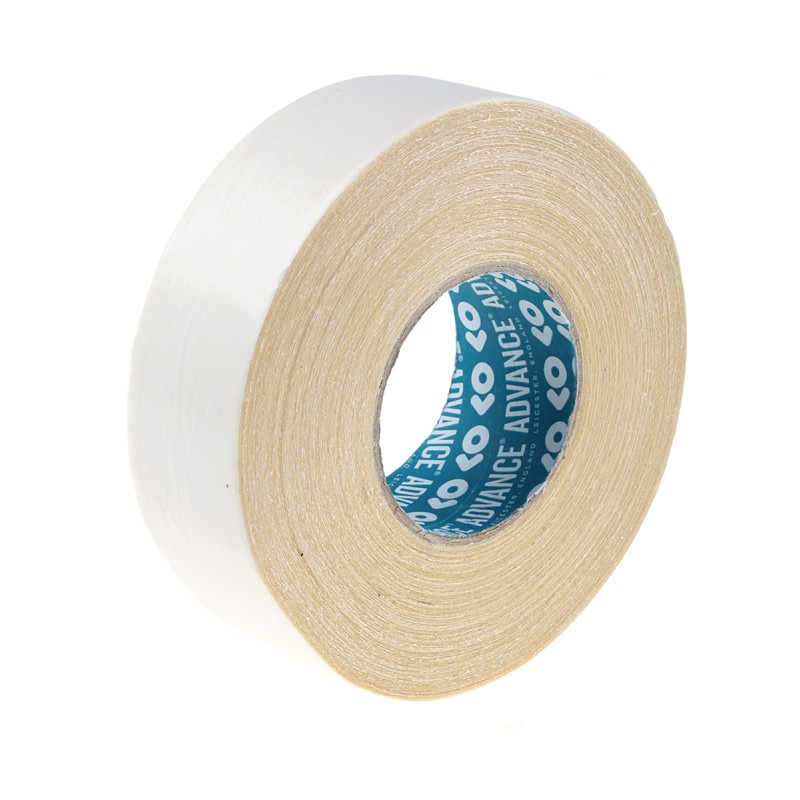 1 pcs - Advance Tapes AT302 White Double Sided Cloth Tape, 0.25mm Thick, 20 N/cm, Cloth Backing, 50mm x 50m