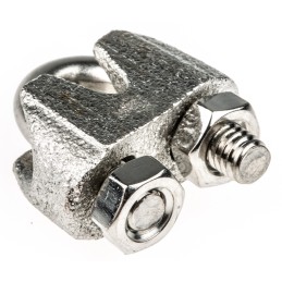 1 pcs - RS PRO Stainless Steel 3mm Diameter Wire Rope Clamp