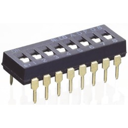 1 pcs - TE Connectivity 6 Way Through Hole DIP Switch SPST