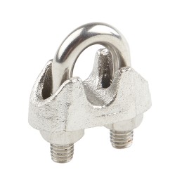 1 pcs - RS PRO Stainless Steel 6mm Diameter Wire Rope Clamp
