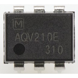 10 pcs - AQV210E Panasonic Solid State Relay, 130 mA Load, PCB Mount, 350 V Load, 1.5 V Control