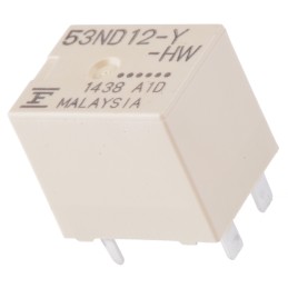 10 pcs - FBR53ND12-Y-HW Fujitsu PCB Mount Automotive Relay, 12V dc Coil Voltage, 40A Switching Current, SPST