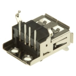 1 pcs - Amphenol ICC Right Angle, Socket Type A USB Connector