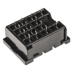 10 pcs - PY14-02 Omron 14 Pin 250V ac PCB Mount Relay Socket, for use with MY4IN, MY4IN1, MY4IN1-D2, MY4IN-CR, MY4IN-D2, MY4N, M