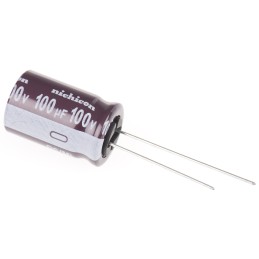 50 pcs - UPS2A101MHD Nichicon 100μF Aluminium Electrolytic Capacitor 100V dc, Radial, Through Hole - UPS2A101MHD