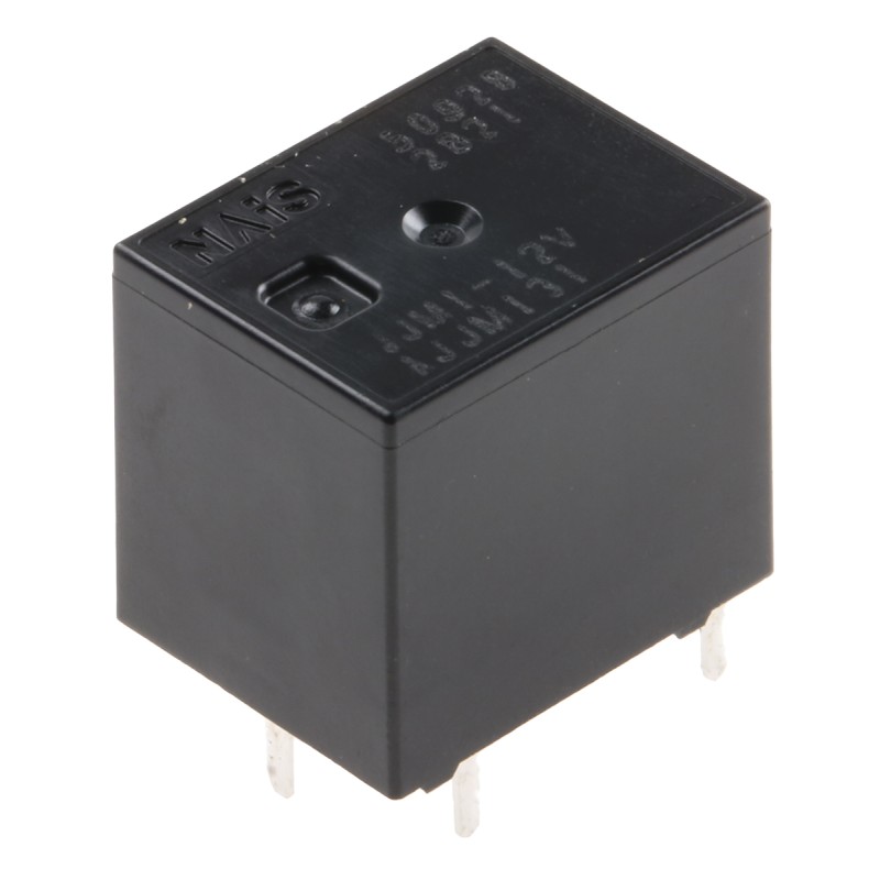 10 pcs - JJM112 Panasonic SPDT Automotive Relay PCB Mount, 12V dc Coil, 5 A