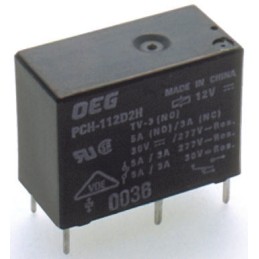 10 pcs - PCH-112D2H PCH Relay,1CO,10A 120ac,12dc 400mW