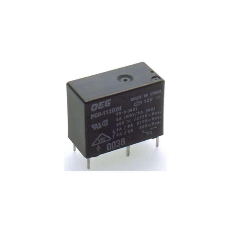 10 pcs - PCH-112D2H PCH Relay,1CO,10A 120ac,12dc 400mW