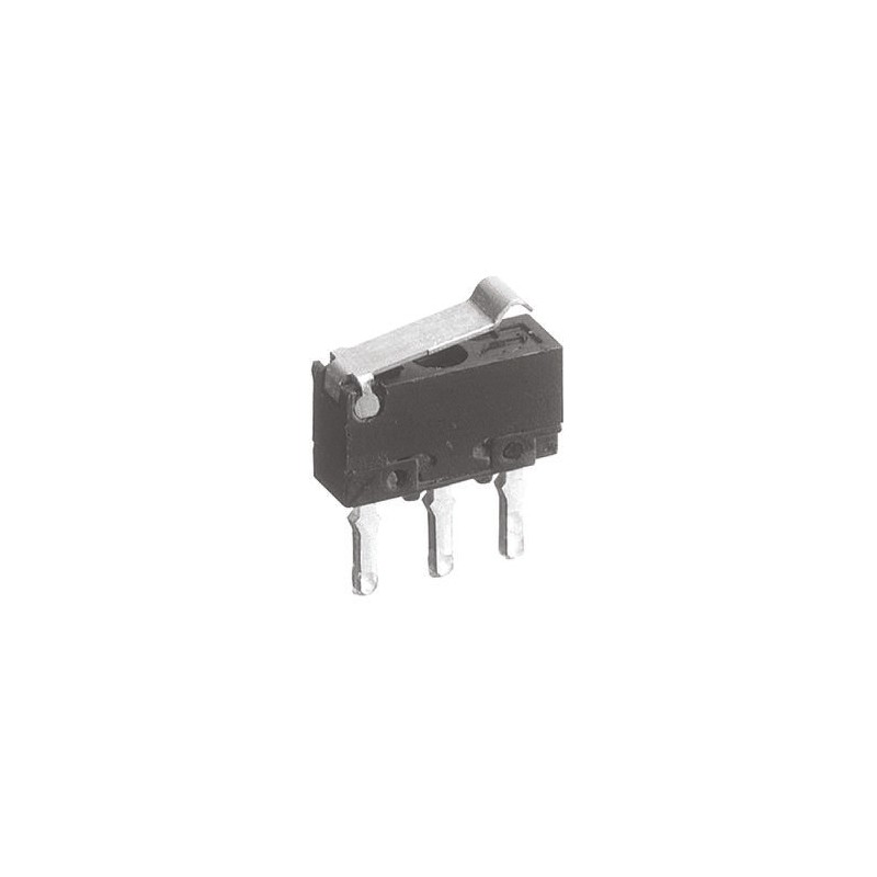 1 pcs - Panasonic Simulated Roller Lever Micro Switch, PCB Terminal, 500 mA @ 30 V dc, SP-CO