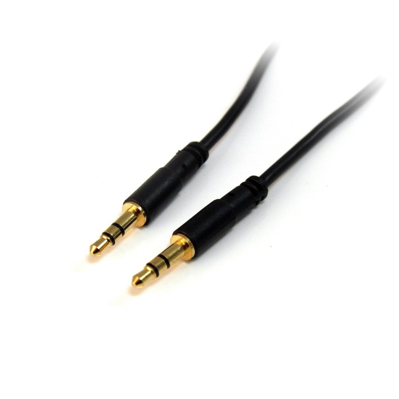 1 pcs - StarTech.com Male 3.5mm Stereo Jack to Male 3.5mm Stereo Jack Aux Cable, Black, 4.6m