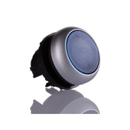 1 pcs - Eaton RMQ Titan M22 Series Black Illuminated Maintained Push Button, 22mm Cutout, IP67