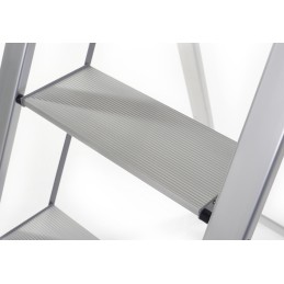 1 pcs - RS PRO 4 Tread Aluminium Steps 1510mm Platform Height, Silver