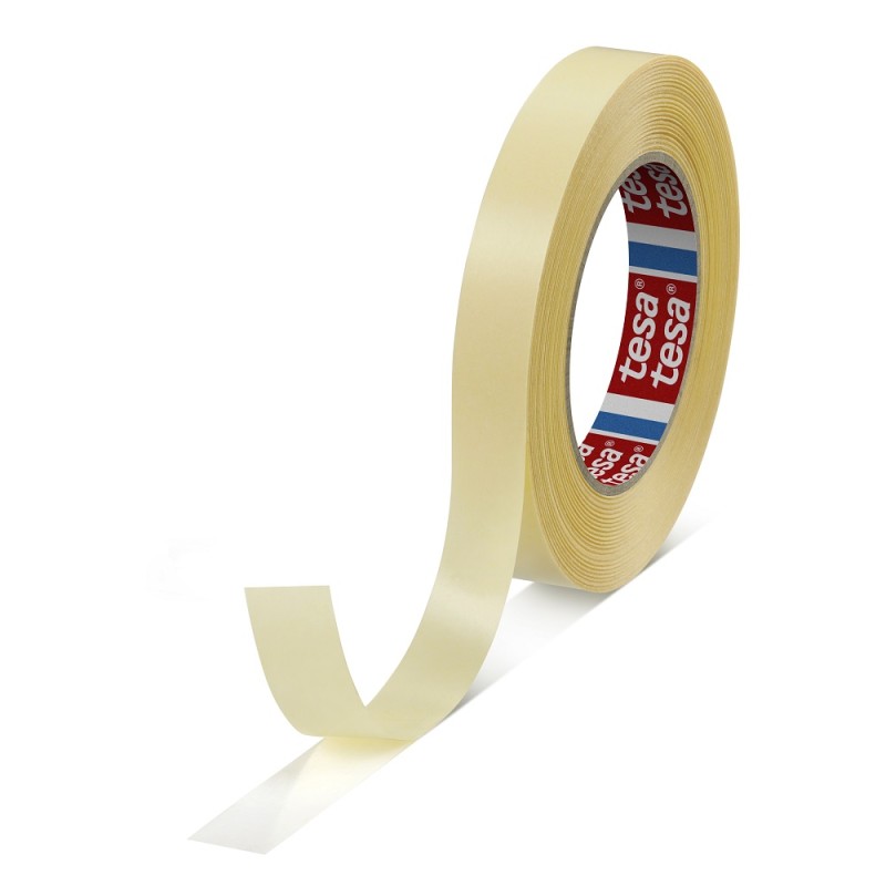 1 pcs - Tesa tesa fix Series 64621 Clear Double Sided Plastic Tape, 0.09mm Thick, 15 N/cm, PP Backing, 19mm x 50m