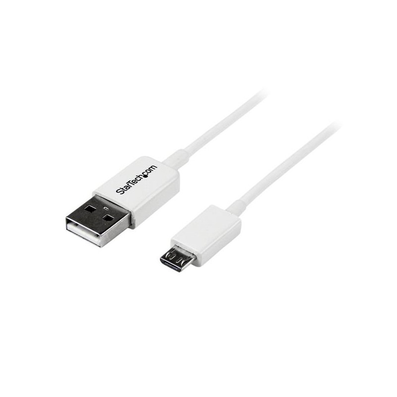 1 pcs - StarTech.com USB 2.0 Cable, Male USB A to Male Micro USB B Cable, 1m