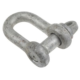 1 pcs - RS PRO D-Shackle, Zinc Plated Steel, 1t