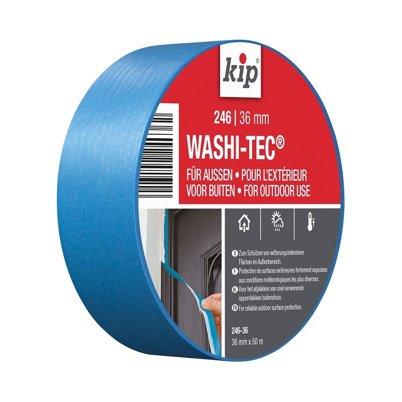 1 pcs - KIP 246-36 Blue Masking Tape 36mm x 50m