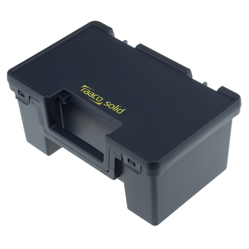 1 pcs - Raaco Waterproof Plastic Equipment case, 125 x 275 x 175mm