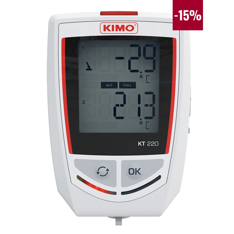1 pcs - KIMO KT220-O Temperature & Humidity Temperature Monitor, USB