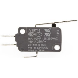 1 pcs - Honeywell Leaf Lever Microswitch, Tab Terminal, 16 A @ 250 V ac, SPDT