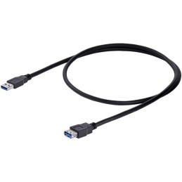 1 pcs - StarTech.com USB 3.0 Cable, Male USB A to Female USB A USB Extension Cable, 1m
