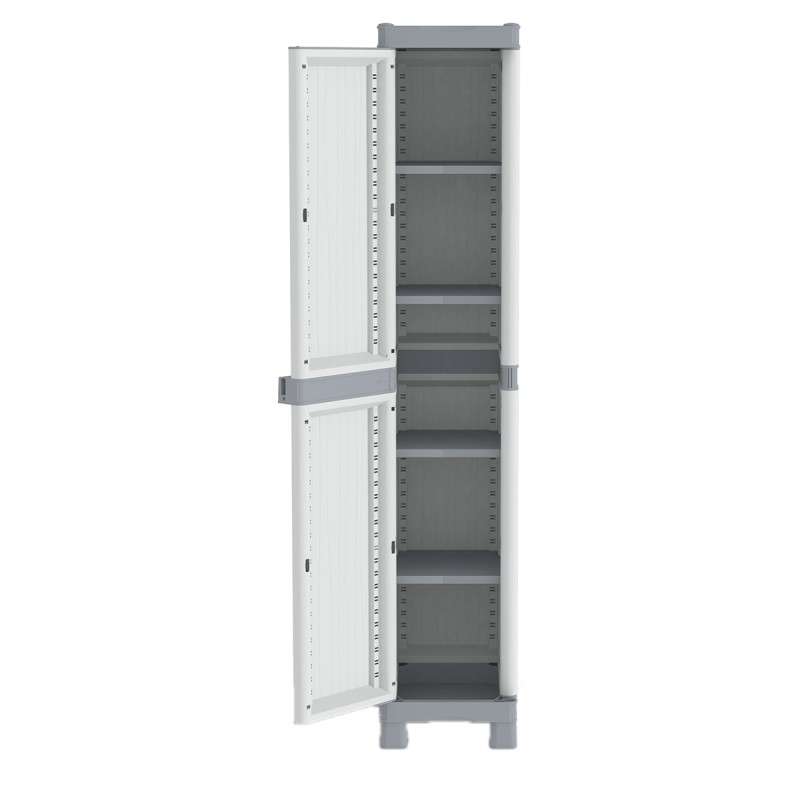 1 pcs - RS PRO 1 Door PP Floor Standing Storage Cabinet, 1818 x 350 x 438mm