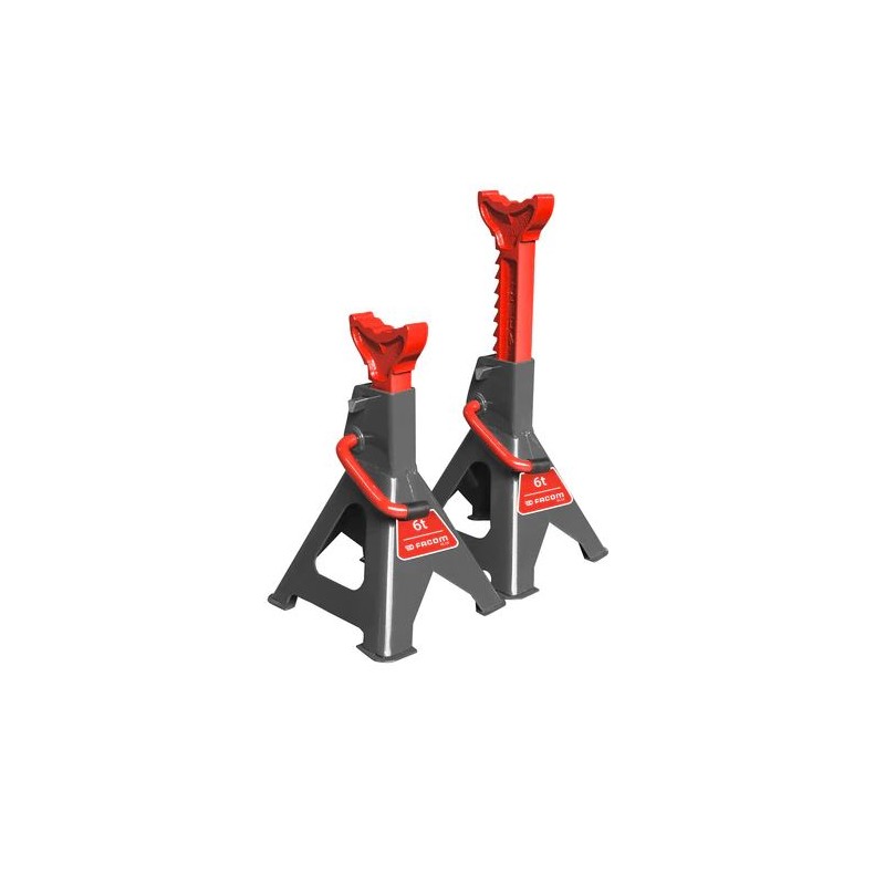 1 pcs - Facom Axle Stand, 6t Maximum Load, 400mm - 620mm Maximum Range