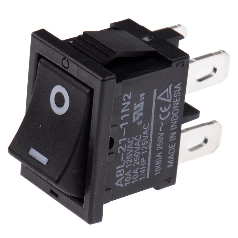 1 pcs - Omron DPST, On-None-Off Rocker Switch Panel