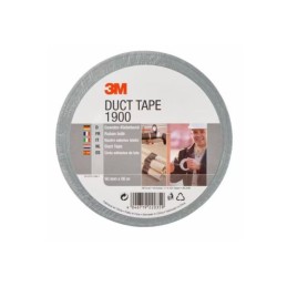 1 pcs - 3M VALUE DUCT 1900 Scotch 1900 Duct Tape, 50m x 50mm, Silver