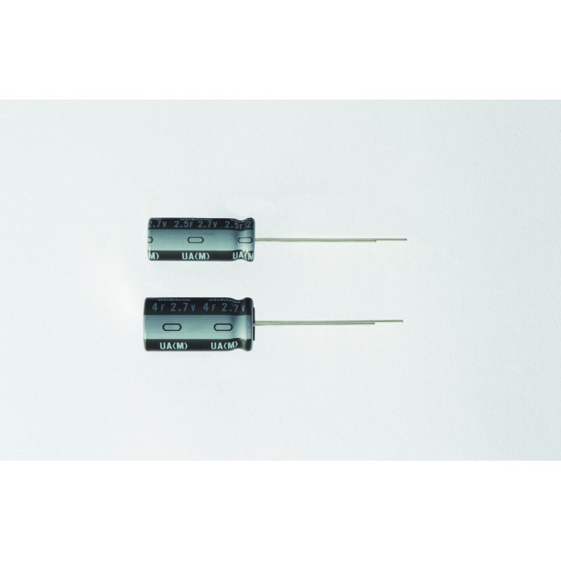 200 pcs - Nichicon 4F Supercapacitor ± 20% Tolerance, JUA 2.7V dc, Through Hole