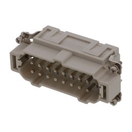 1 pcs - Molex Heavy Duty Power Connector Module, 16A, Male, Copper Alloy Series, 16 Contacts