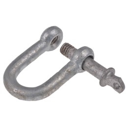 10 pcs - RS PRO D-Shackle, Steel