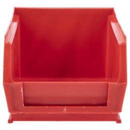 10 pcs - RS PRO PP Storage Bin, 76mm x 101mm, Red