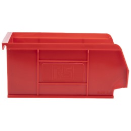 10 pcs - RS PRO PP Storage Bin, 76mm x 101mm, Red