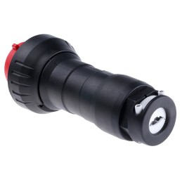 1 pcs - Eaton, GHG IP54, IP66 Black Cable Mount 3P + N + E Heavy Duty Power Connector Plug, Rated At 32A, 415 V